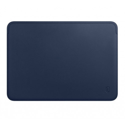 Чехол для MacBook Pro 15,4 WIWU Leather Sleeve Navy Blue