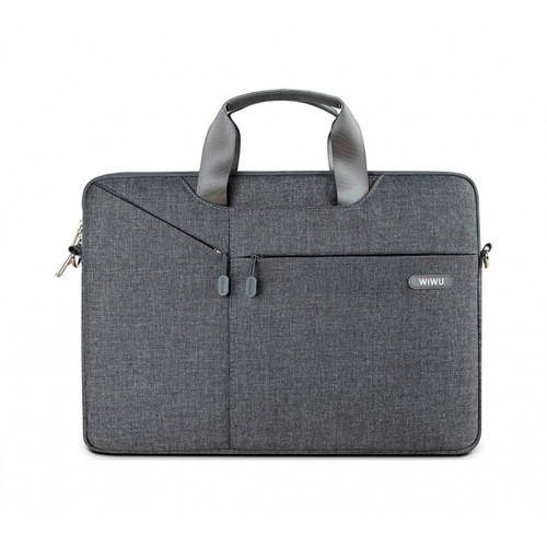 Сумка-карман для MacBook 13 WIWU City Commuter Bag Grey