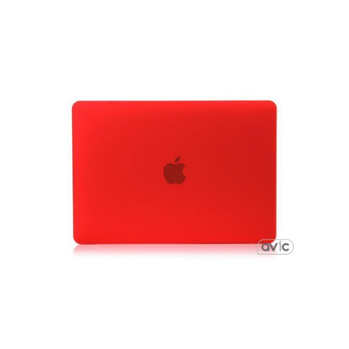 Пластиковый чехол для Macbook 12 Red