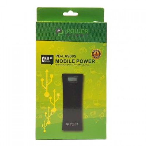 Power Bank PowerPlant PPLA9305, 15600mAh (PPLA9305)