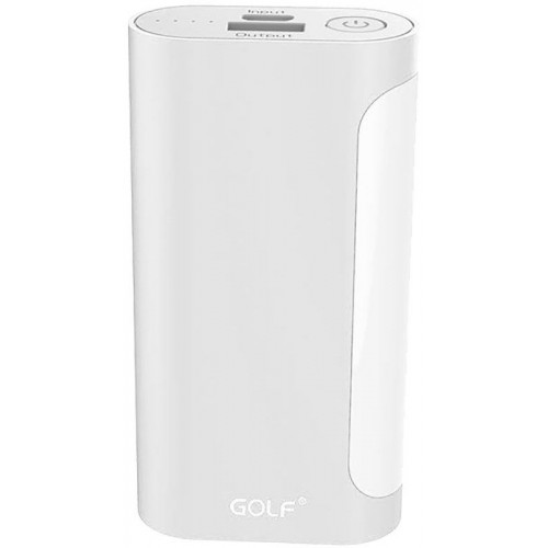 Power Bank GOLF 5000 mAh GF-D12GB 2.1A Li-pol White