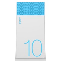 Power Bank GOLF 10000 mAh Hive10 3.1A Li-pol White+blue