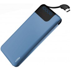 Power Bank Rock Space P40 QC3.0 Type-c 10000 mAh Blue