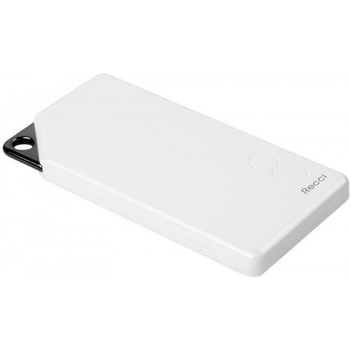 Power Bank Recci RG-8000 Gallop Power IQ 2,1А Li-Pol 8000 mAh White