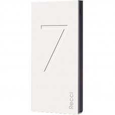 Power Bank Recci RS-7000 Seven Power IQ 1A/2,1А Li-Pol 7000 mAh White