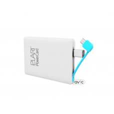 Внешний аккумулятор-кредитка Elari PowerCard 2500 мАч (White)