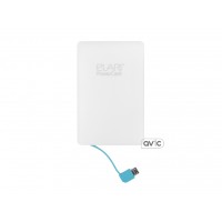 Внешний аккумулятор-кредитка Elari PowerCard 2500 мАч (White)