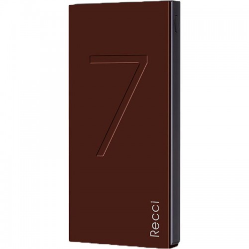 Power Bank Recci RS-7000 Seven Power IQ 1A/2,1А Li-Pol 7000 mAh Brown