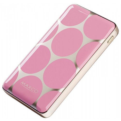 Power Bank Maxco MP-10000A Phantom Power IQ 2,1А Li-Pol 10000 mAh Pink