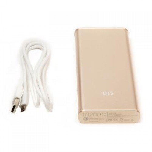 Power Bank PowerPlant Q1S, Quick-Charge 2.0, 10200mAh Gold (DV00PB0005G)