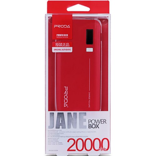 Power Bank Remax Jane V10i 20000 mAh Red