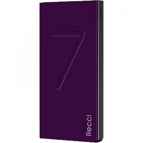 Power Bank Recci RS-7000 Seven Power IQ 1A/2,1А Li-Pol 7000 mAh Purple