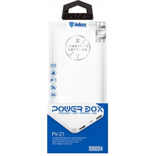 Power Bank INKAX 10000 mAh PV-21 3.1A Li-Pol White