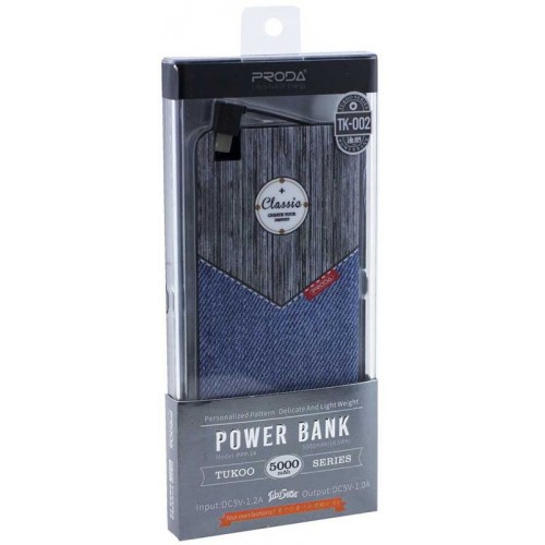 Power Bank Remax Proda Tukoo PPP-14 5000mah Jeans