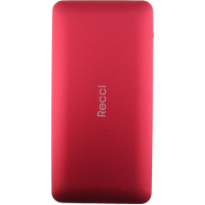Power Bank Recci RN-10000 Noble Power IQ 2,1А Li-Pol 10000 mAh Red
