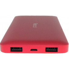 Power Bank Recci RN-10000 Noble Power IQ 2,1А Li-Pol 10000 mAh Red