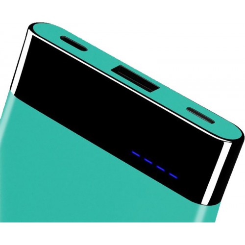 Power Bank Recci RE-8000 Eight Power IQ 1A/2,1А Li-Pol 8000 mAh Green