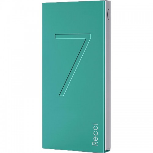 Power Bank Recci RS-7000 Seven Power IQ 1A/2,1А Li-Pol 7000 mAh Blue