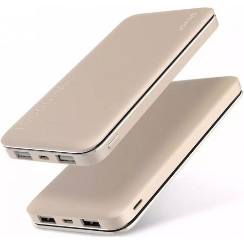 Power Bank Usams US-CD13 Metal 10000 mah LESU Series Gold