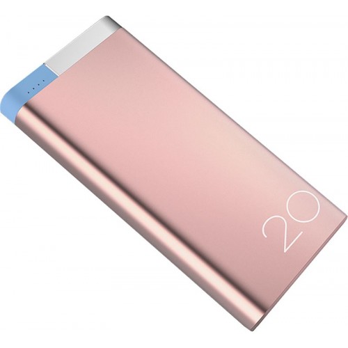 Power Bank Rock Odin Aluminum 2.4 A 20000 mAh Rose Gold