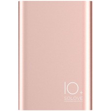 Power Bank Solove A9s Portable Metallic 10000mAh Rose gold