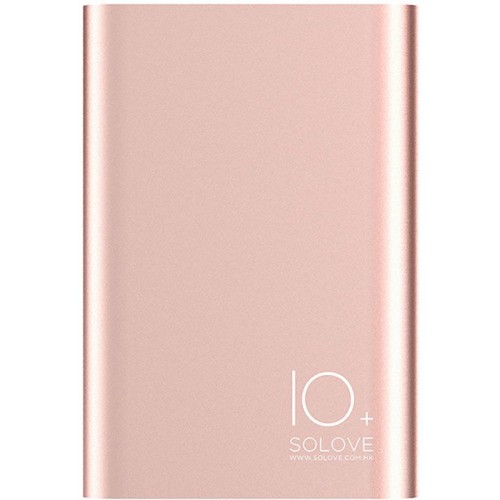 Power Bank Solove A9s Portable Metallic 10000mAh Rose gold