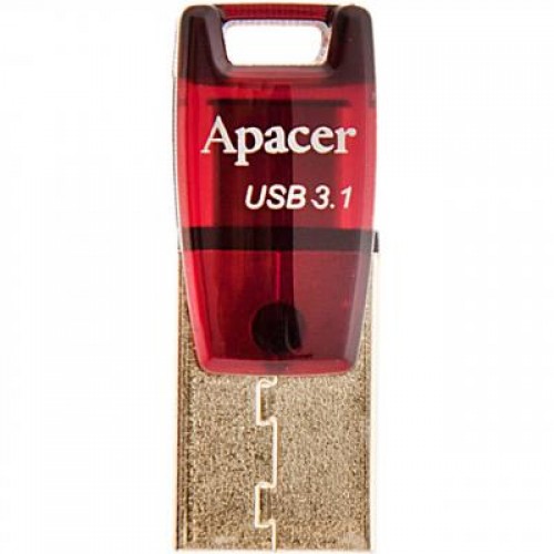 Флешка Apacer 32GB AH180 Red Type-C Dual USB 3.1 (AP32GAH180R-1)