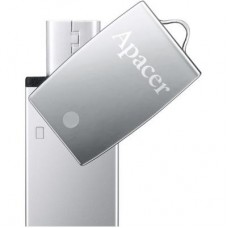 Флешка Apacer 32GB AH730 Silver USB 2.0 OTG (AP32GAH730S-1)