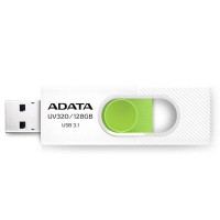 Флешка ADATA 128GB UV320 White/Green USB 3.1 (AUV320-128G-RWHGN)