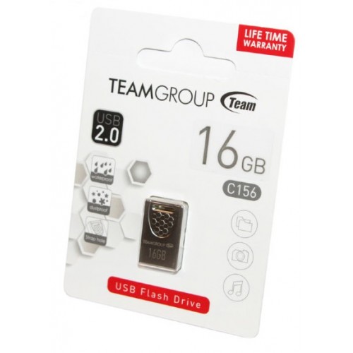 Флешка Team Group C156 16Gb Silver (TC15616GS01)