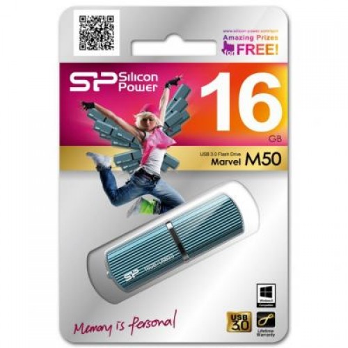 Флешка Silicon Power 16GB MARVEL M50 USB 3.0 (SP016GBUF3M50V1B)