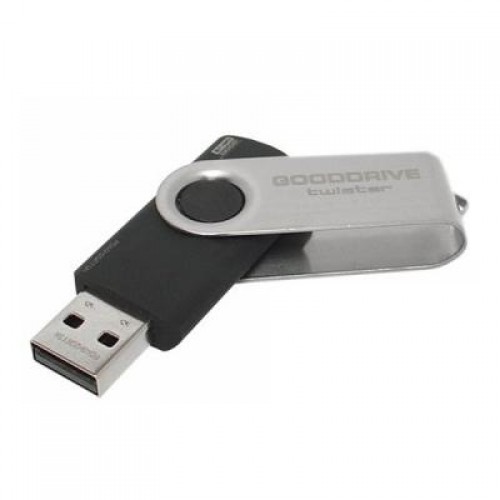 Флешка GOODRAM 8GB Twister Black USB 2.0 (UTS2-0080K0R11)