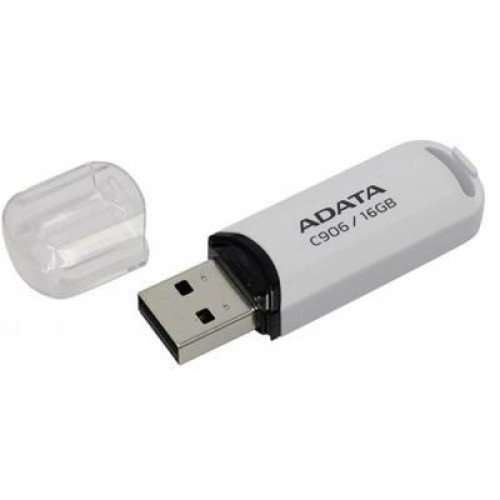 Флешка A-DATA 16Gb C906 White USB 2.0 (AC906-16G-RWH)