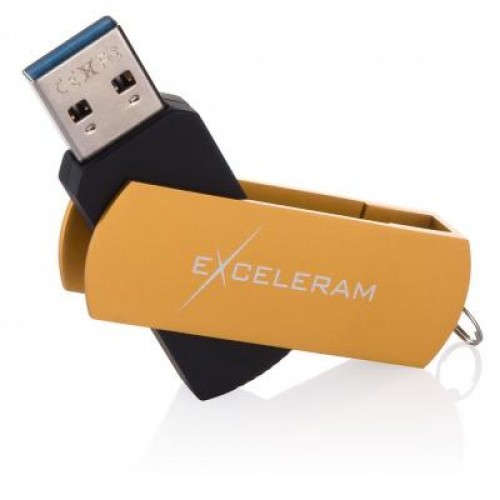 Флешка eXceleram 64GB P2 Series Gold/Black USB 3.1 Gen 1 (EXP2U3GOB64)