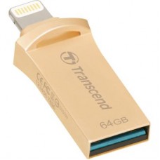 Флешка Transcend 64GB JetDrive Go 500 Gold USB 3.1/Lightning (TS64GJDG500G)