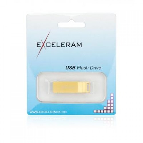 Флешка eXceleram 64GB U2 Series Gold USB 3.1 Gen 1 (EXP2U3U2G64)