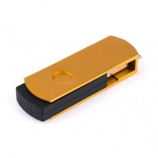 Флешка eXceleram 16GB P2 Series Gold/Black USB 2.0 (EXP2U2GOB16)
