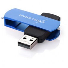 Флешка eXceleram 8GB P2 Series Blue/Black USB 2.0 (EXP2U2BLB08)