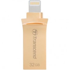 Флешка Transcend 32GB JetDrive Go 500 Gold USB 3.1/Lightning (TS32GJDG500G)
