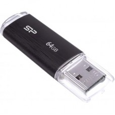 Флешка Silicon Power 64GB Ultima U02 Black USB 2.0 (SP064GBUF2U02V1K)