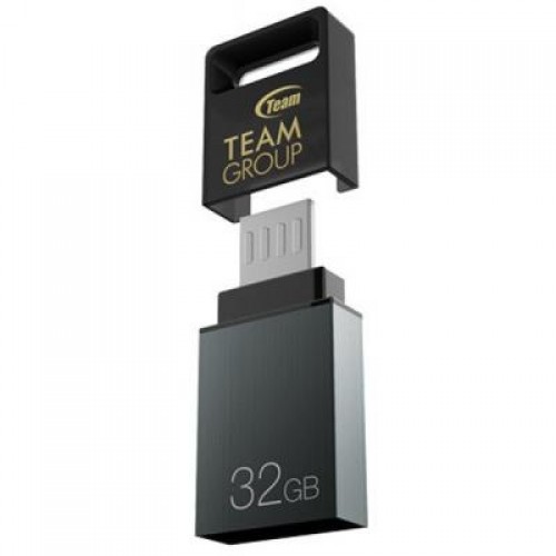 Флешка Team 32GB M151 Gray USB 2.0 OTG (TM15132GC01)