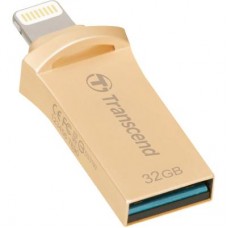Флешка Transcend 32GB JetDrive Go 500 Gold USB 3.1/Lightning (TS32GJDG500G)