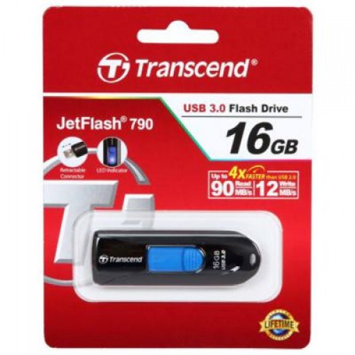 Флешка Transcend 16GB JetFlash 790 USB 3.0 (TS16GJF790K)