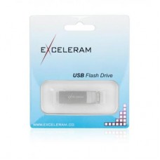 Флешка eXceleram 64GB U2 Series Silver USB 2.0 (EXP2U2U2S64)