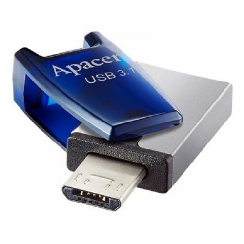 Флешка Apacer 32GB AH179 Blue USB 3.1 OTG (AP32GAH179U-1)