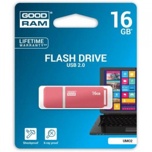 Флешка Goodram 16GB UMO2 Orange USB 2.0 (UMO2-0160O0R11)