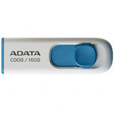 Флешка A-DATA 16GB C008 White USB 2.0 (AC008-16G-RWE)