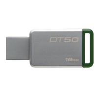 Флешка USB3.0 16GB Kingston DataTraveler 50 Metal/Green (DT50/16GB)