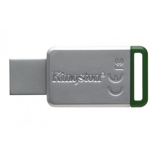 Флешка USB3.0 16GB Kingston DataTraveler 50 Metal/Green (DT50/16GB)