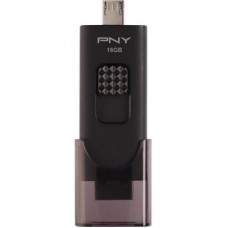 Флешка PNY 16GB Duo-Link For Android Black USB 3.0/microUSB (FD16GOTGX30K-EF)